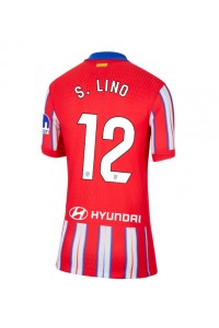 Atletico Madrid Samuel Lino #12 Jalkapallovaatteet Naisten Kotipaita 2024-25 Lyhythihainen